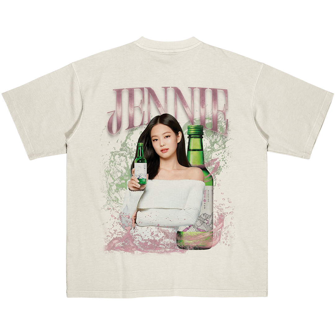 Jennie Soju Inspired Vintage T-shirt