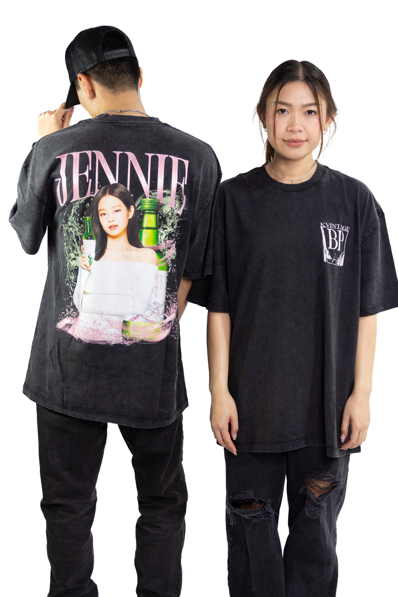 Jennie Soju Inspired Vintage T-shirt