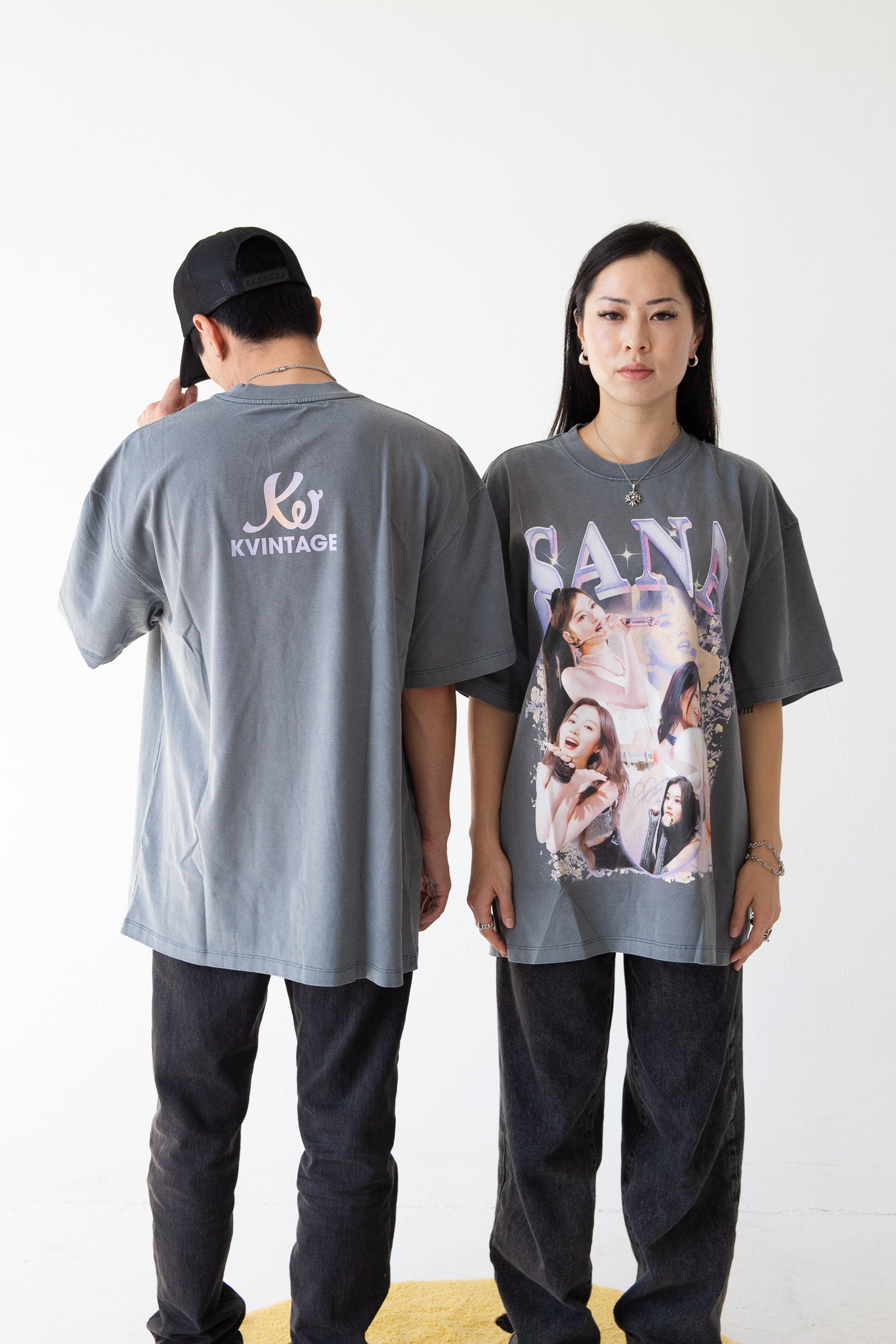 Sana Inspired Vintage T-shirt