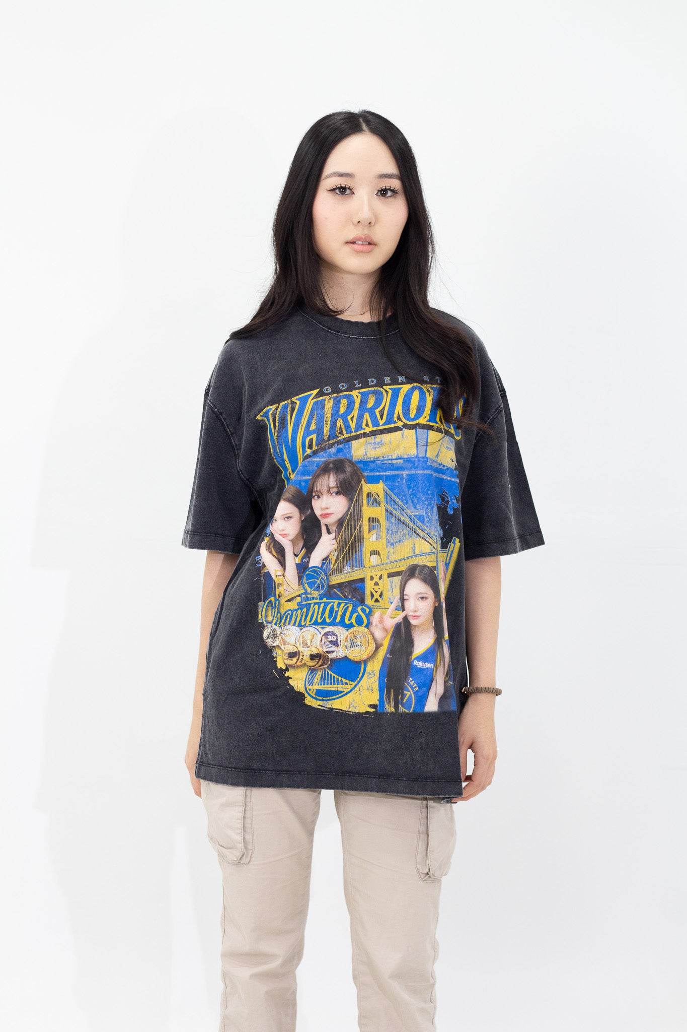 AESPA Basketball Inspired Vintage T-shirt