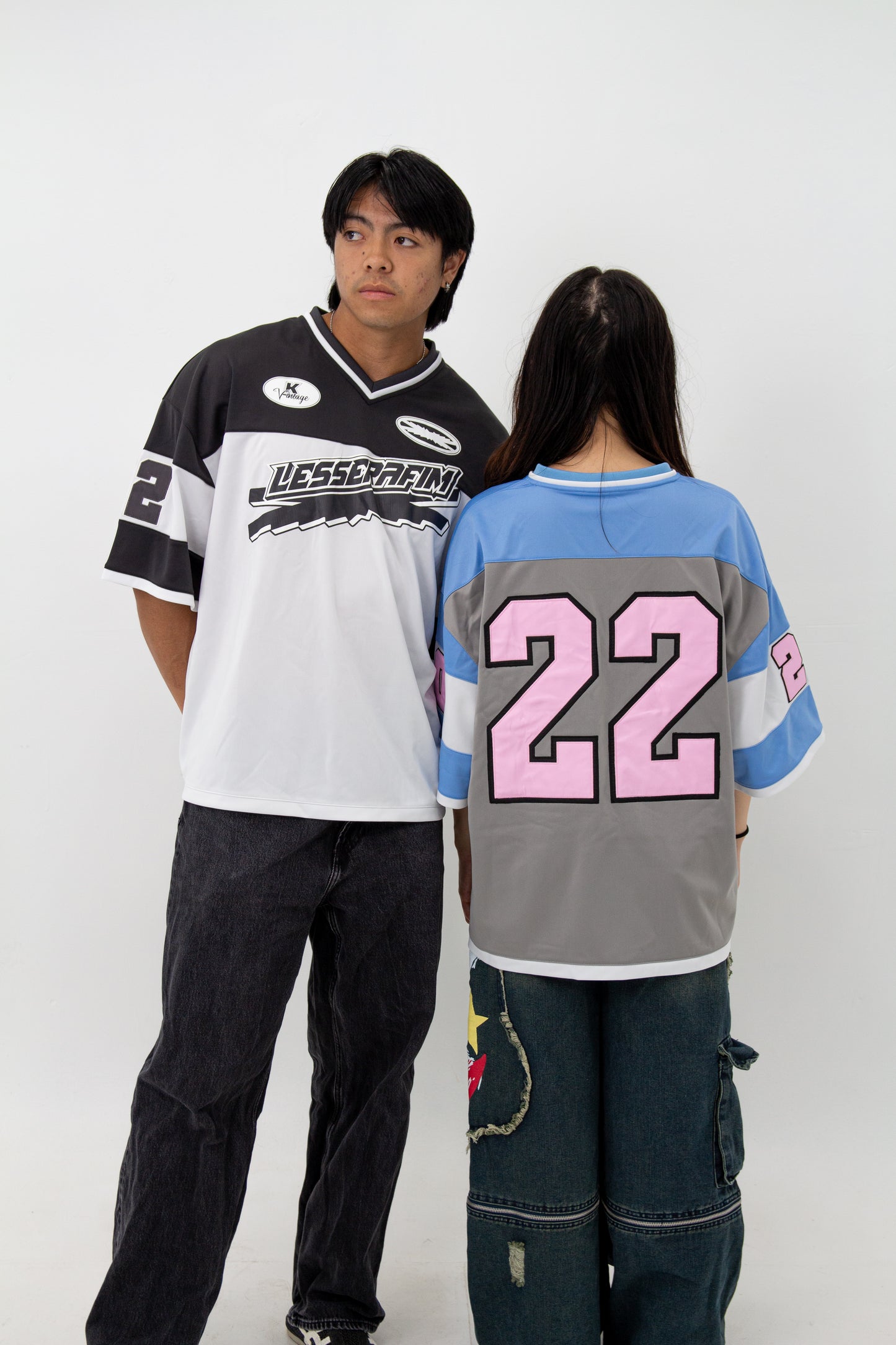 Le Sserafim Fearless Blue Jersey