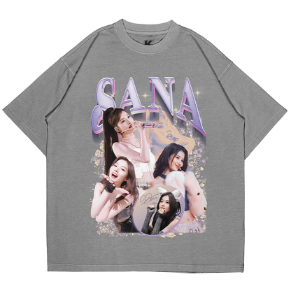 Sana Inspired Vintage T-shirt