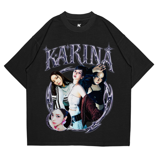 Karina Inspired Vintage T-shirt V2