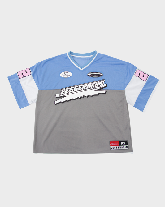 Le Sserafim Fearless Blue Jersey