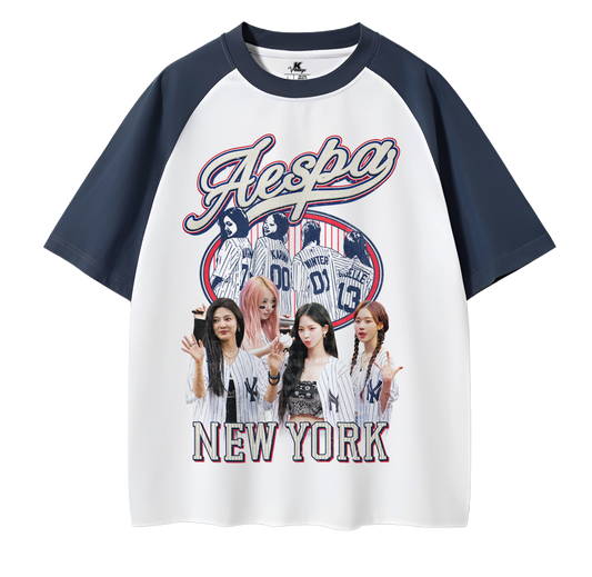 AESPA Inspired Baseball Tee