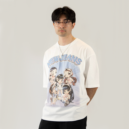 *LIMITED EDITION* Newjeans Anime Inspired Vintage T-shirt