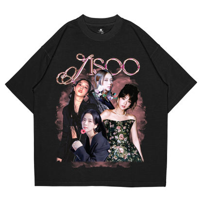 Jisoo Inspired Vintage T-shirt