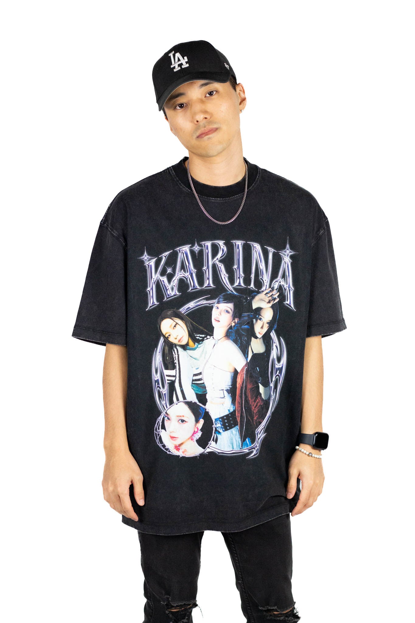 Karina Inspired Vintage T-shirt V2