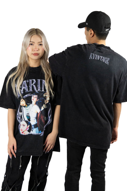 Karina Inspired Vintage T-shirt V2