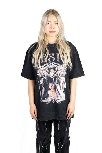 Aespa Inspired Vintage T-shirt