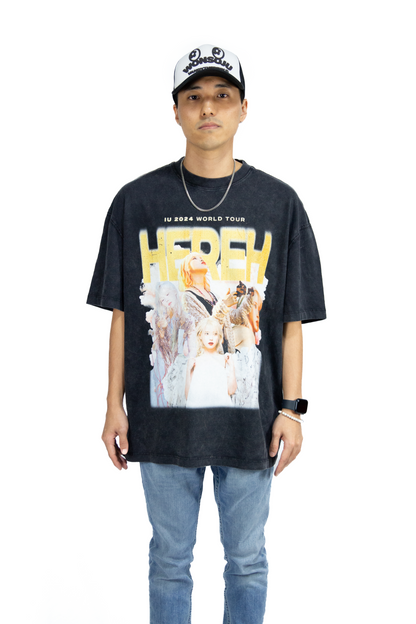 IU HEREH TOUR Inspired Vintage T-shirt