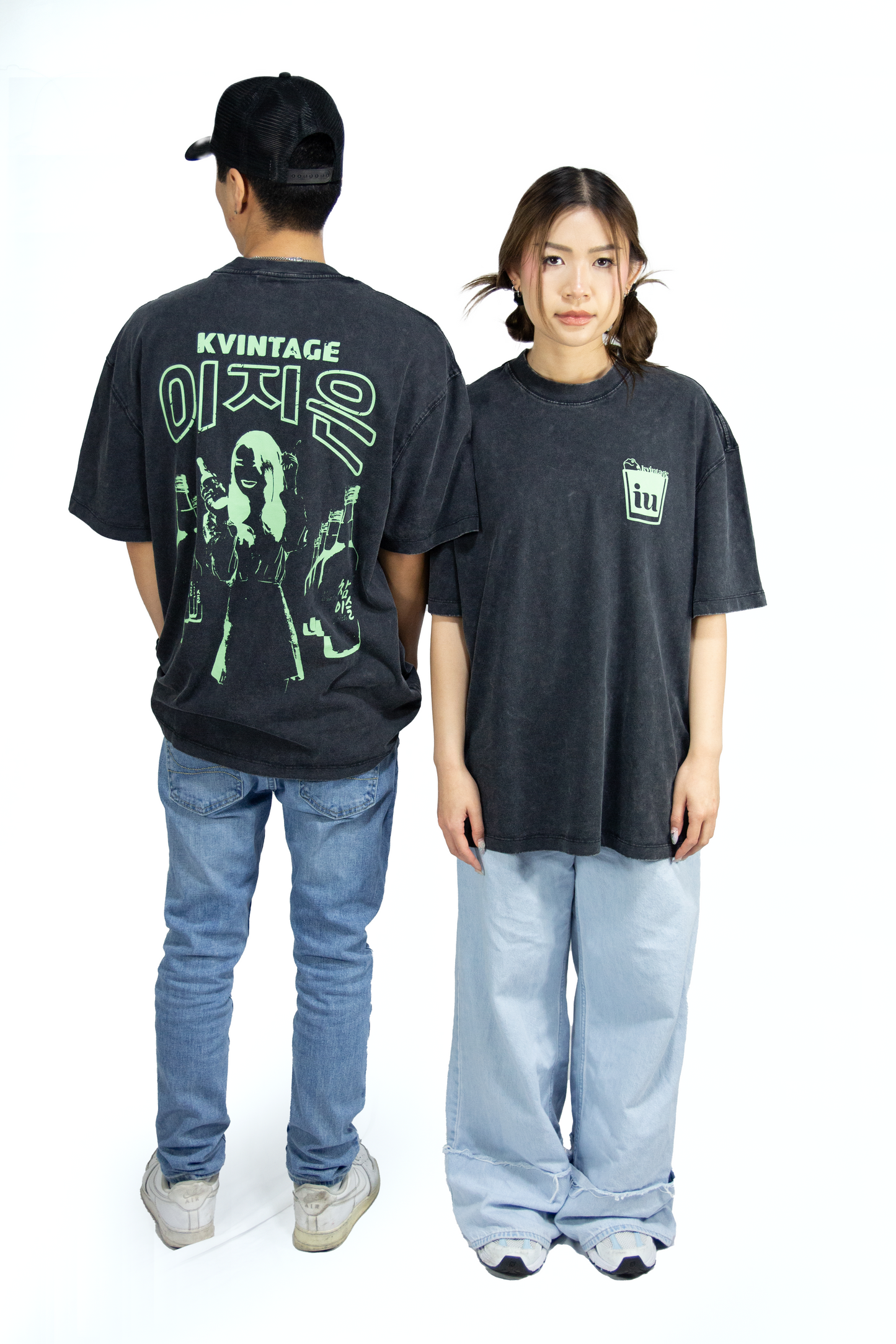 IU Soju Silhouette Inspired Vintage T-shirt