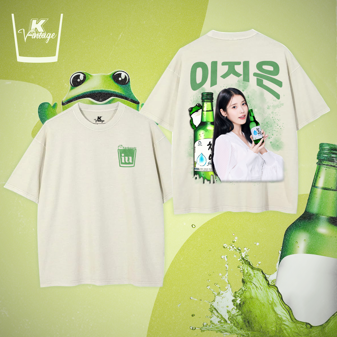 IU Soju Inspired Vintage T-shirt