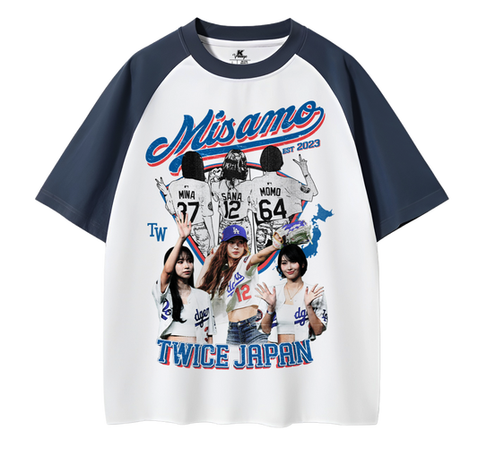 MISAMO Inspired Baseball Tee