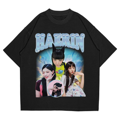 Haerin Inspired Vintage T-shirt