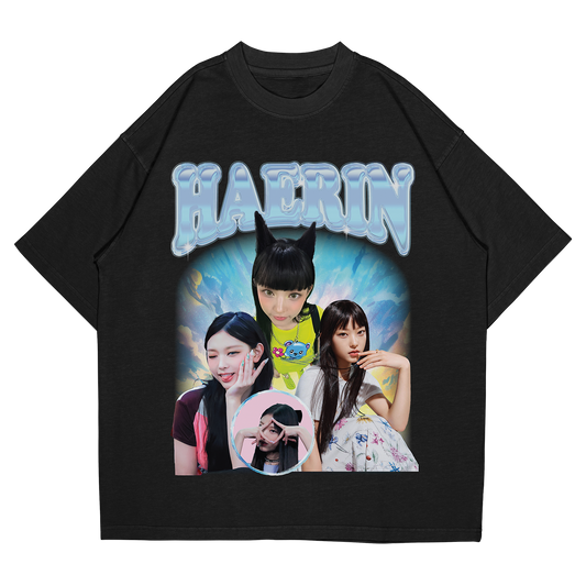 Haerin Inspired Vintage T-shirt
