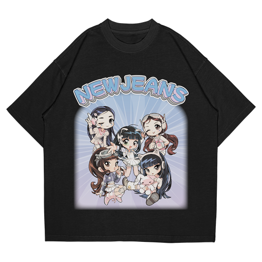 *LIMITED EDITION* Newjeans Anime Inspired Vintage T-shirt