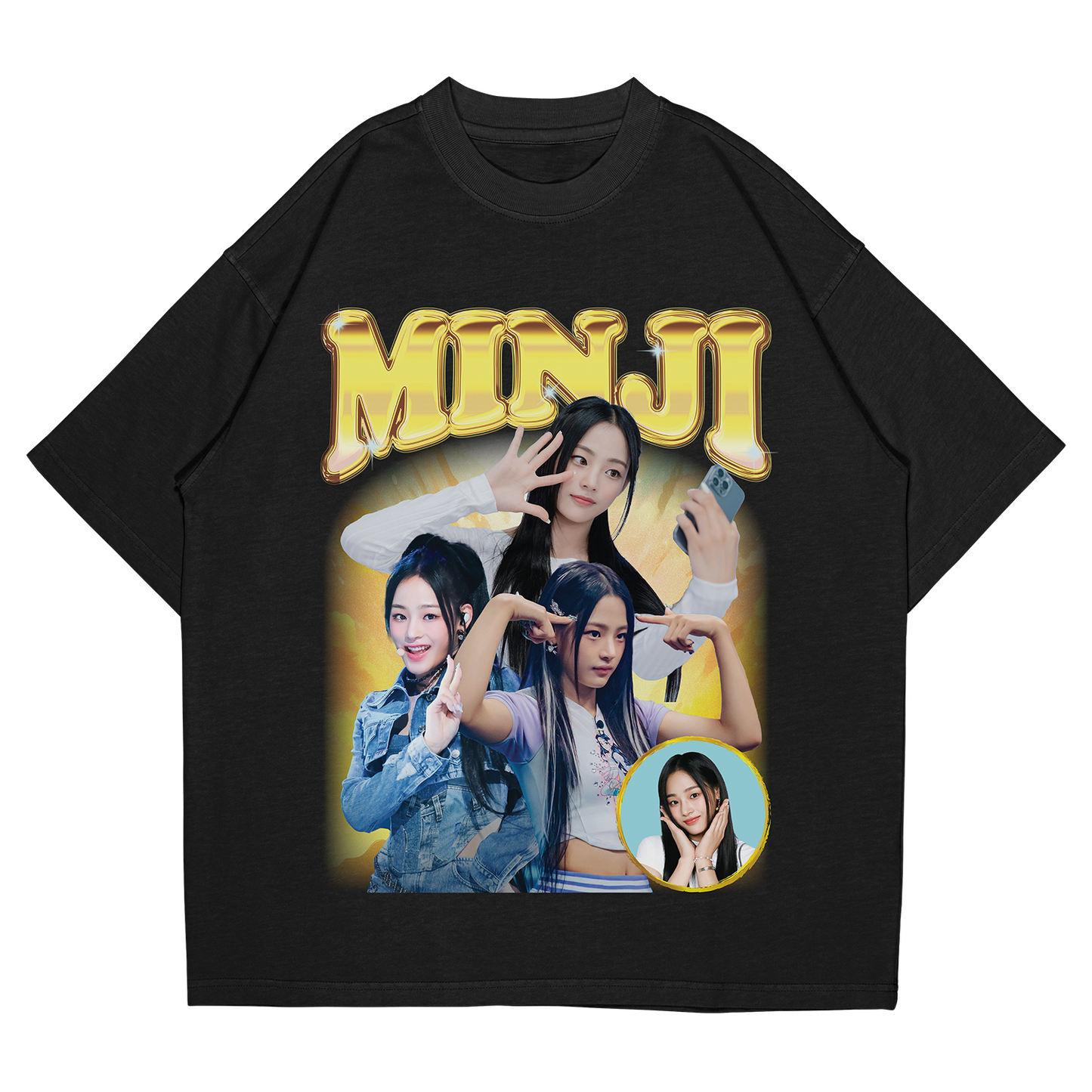 Minji Inspired Vintage T-shirt