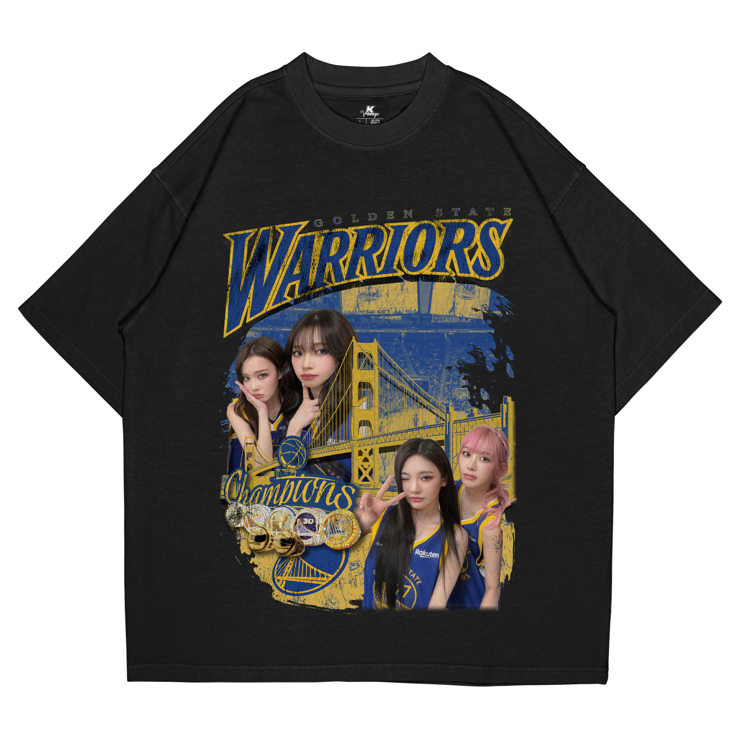 AESPA Basketball Inspired Vintage T-shirt