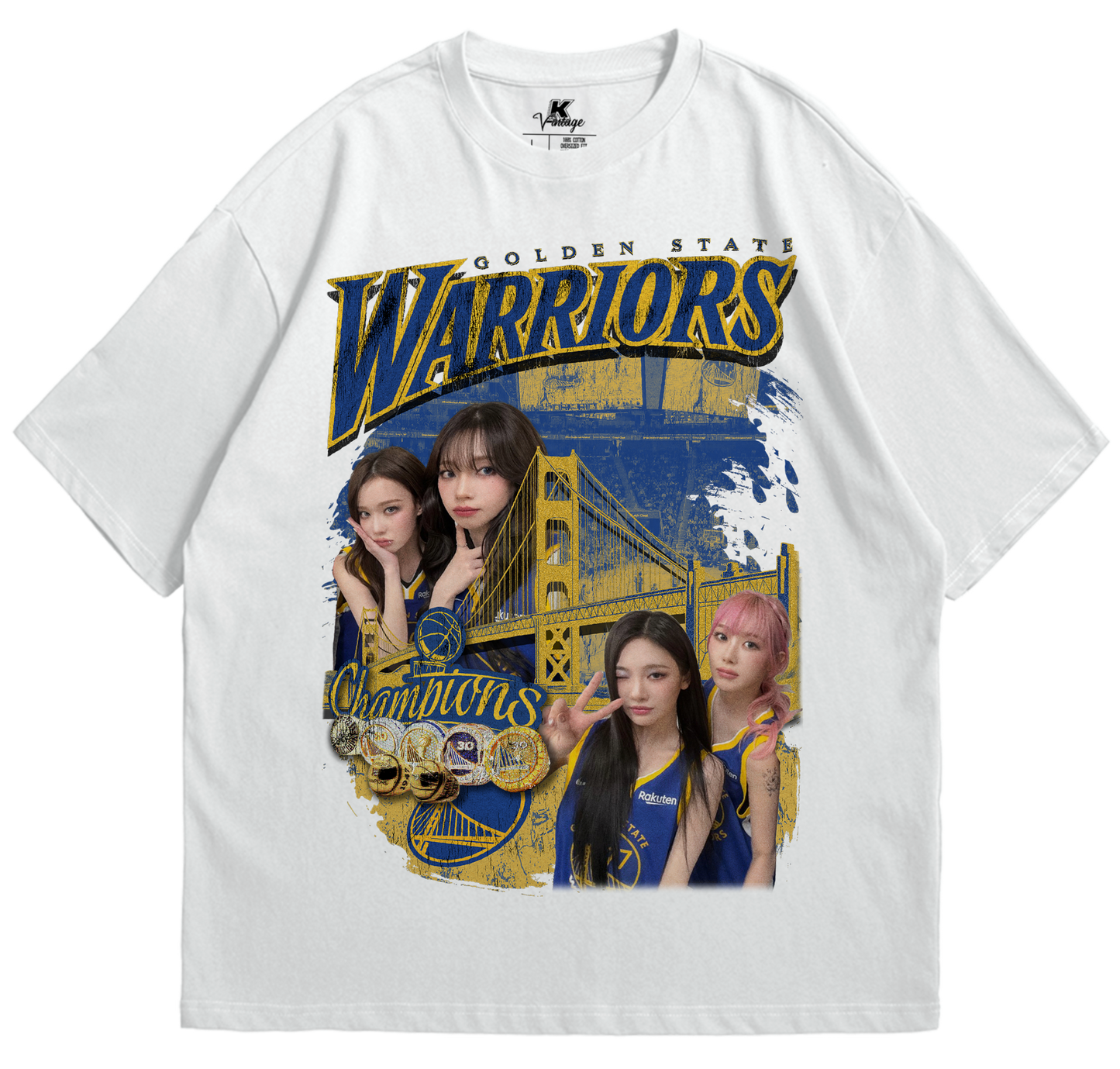 AESPA Basketball Inspired Vintage T-shirt