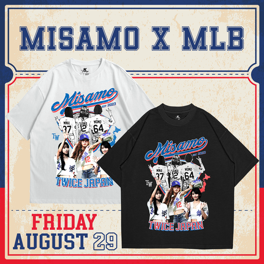 MISAMO Baseball Inspired Vintage T-shirt