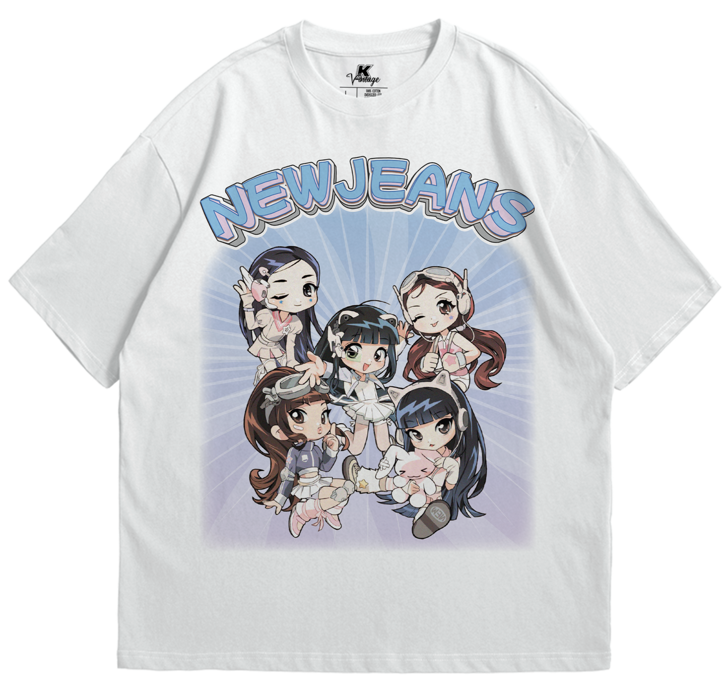 *LIMITED EDITION* Newjeans Anime Inspired Vintage T-shirt