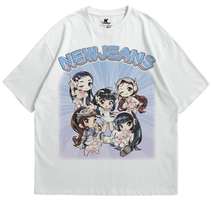 *LIMITED EDITION* Newjeans Anime Inspired Vintage T-shirt