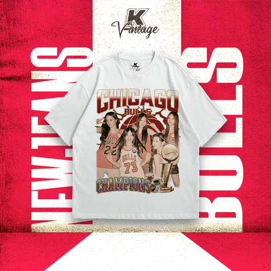 NEWJEANS Basketball Inspired Vintage T-shirt
